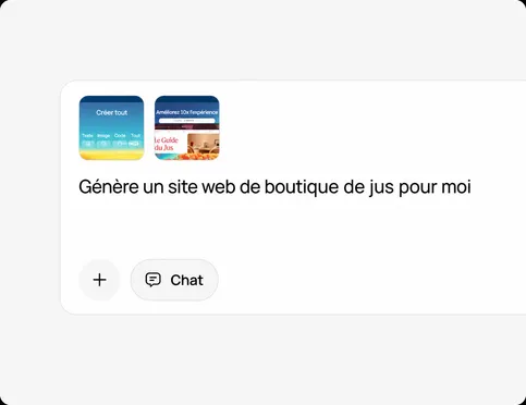 Décrivez le site web dont vous avez besoin ou choisissez un modèle