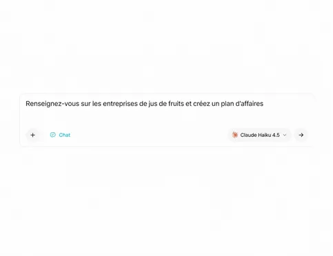 Tapez une question, téléchargez un fichier ou lancez une discussion vocale