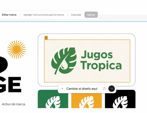 Refina el contenido, el diseño y la disposición con la ayuda de la IA