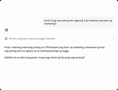 I-map ang iyong data at mag-set up ng sync rules sa tulong ng AI