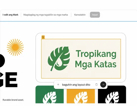 I-refine ang content, layout, at design sa tulong ng AI