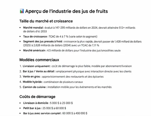 L'IA recherche, analyse et génère une réponse détaillée