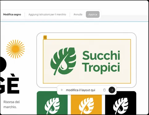 Perfeziona contenuti, layout e design con l'assistenza dell'IA