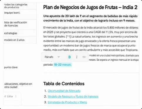 Itera, perfecciona y exporta tus resultados al instante
