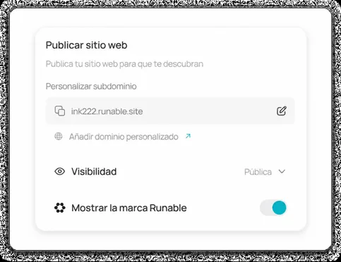 Publica al instante: sin código, sin configuración de alojamiento