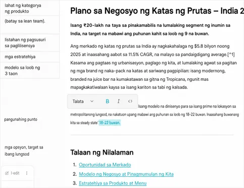 I-iterate, i-refine, at i-export ang iyong mga resulta agad-agad