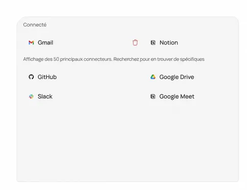 Vos applications restent connectées et synchronisées automatiquement