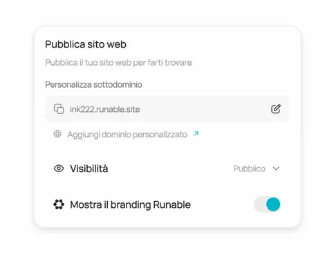 Pubblica istantaneamente: nessun codice, nessuna configurazione hosting