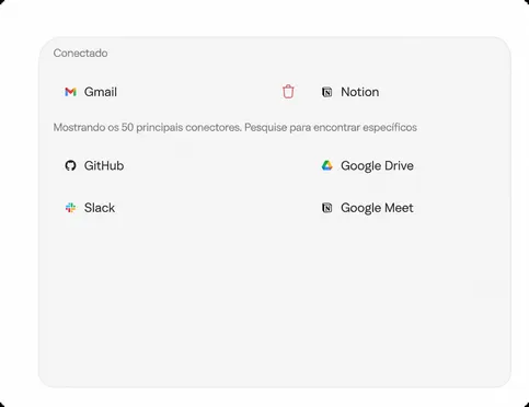 As suas aplicações mantêm-se ligadas e sincronizadas automaticamente
