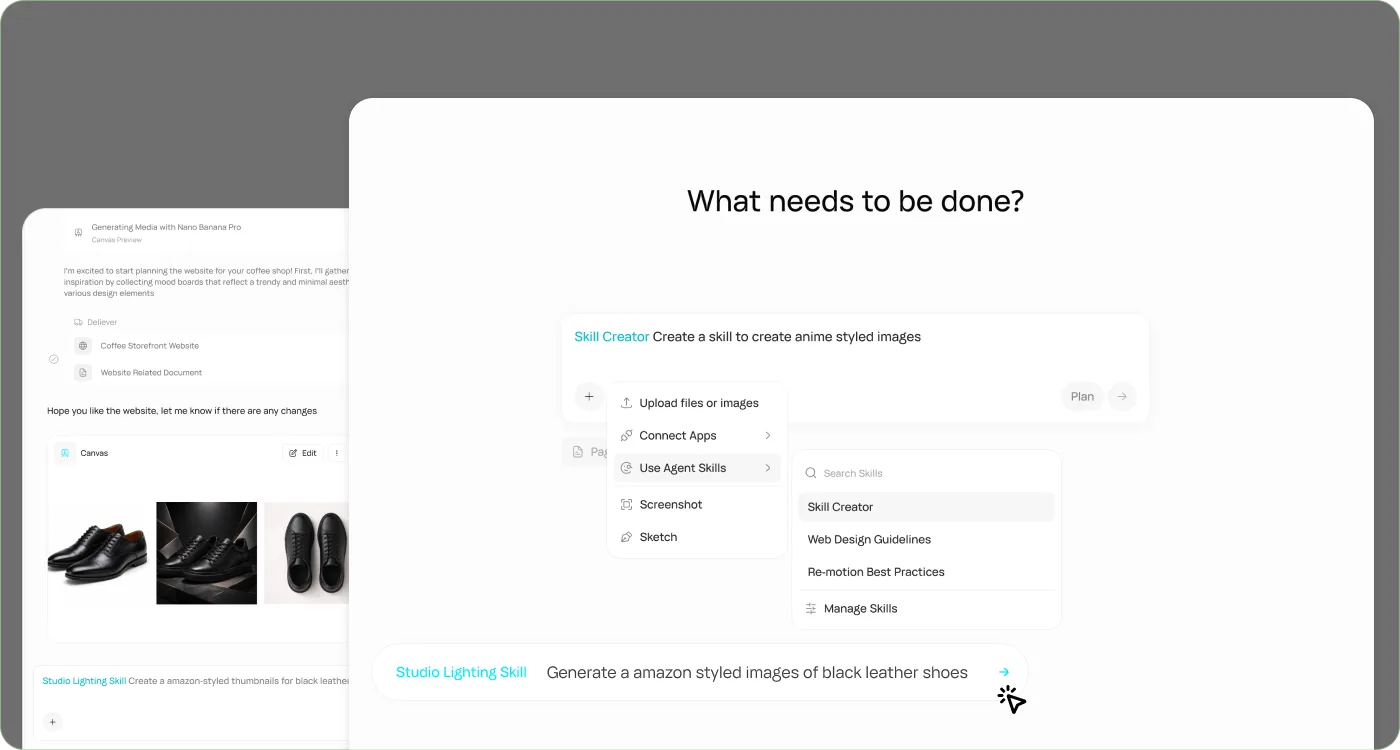 Automate any workflow with custom AI agents