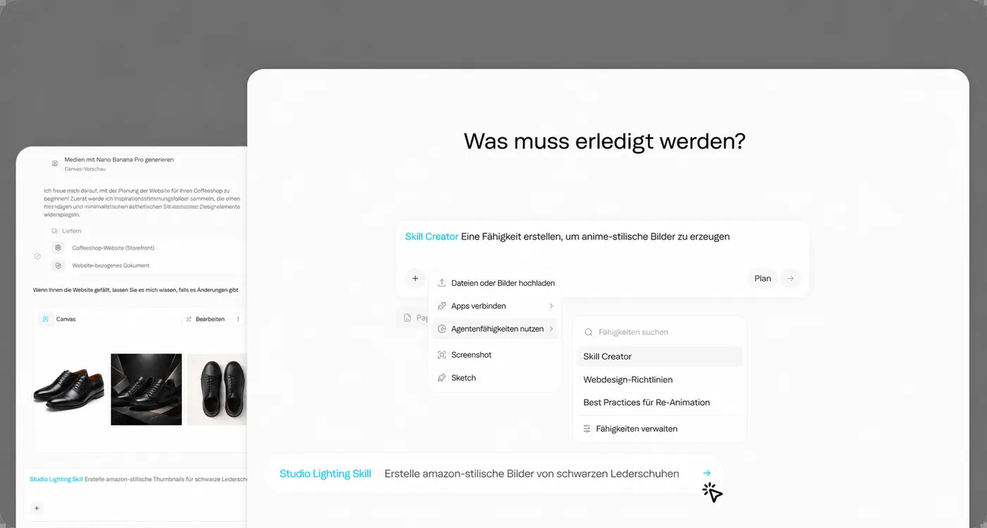 Automatisieren Sie Workflows mit individuellen KI-Agenten