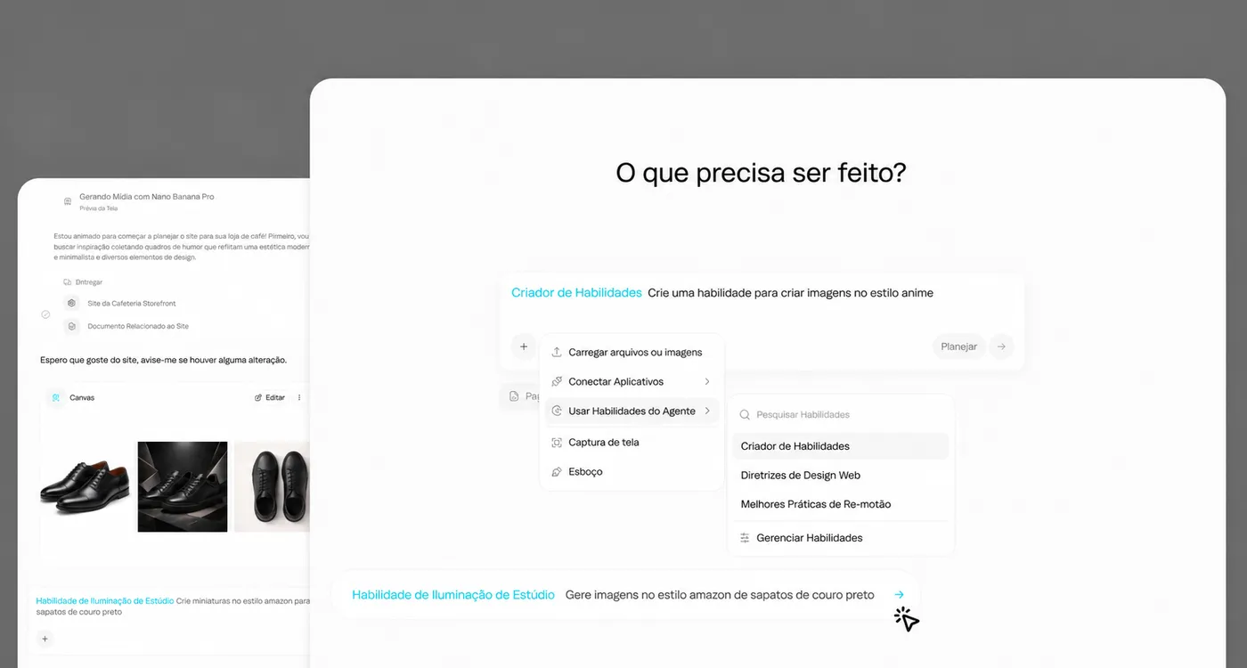 Automatize qualquer fluxo de trabalho com agentes de IA personalizados