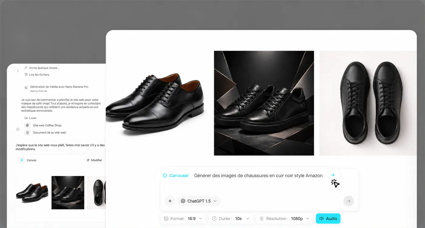 Créez des carrousels viraux pour Instagram et LinkedIn en quelques secondes