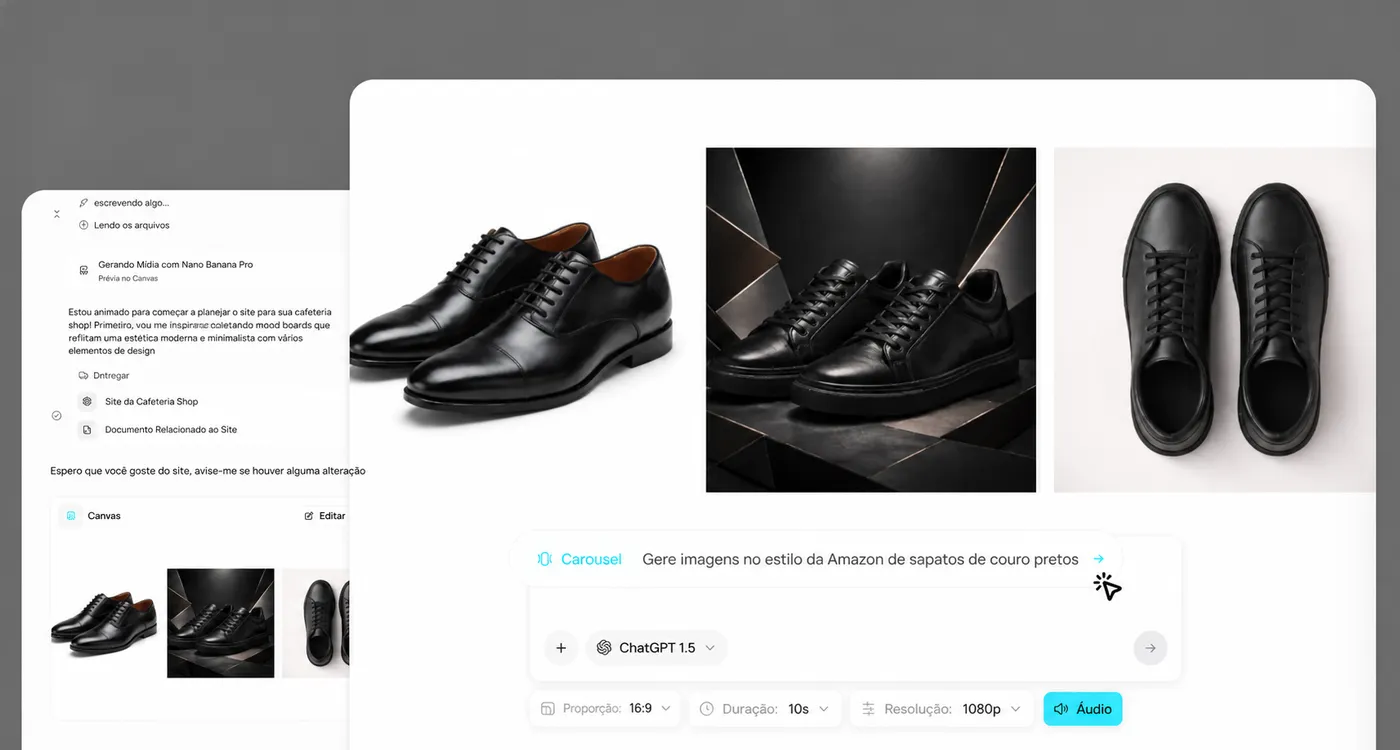 Crie carrosséis virais para Instagram e LinkedIn em segundos