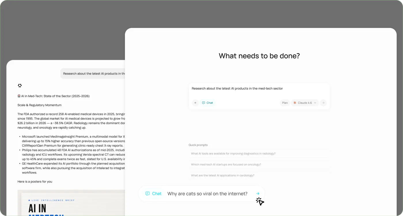 Chat with AI using text, voice, images, and files
