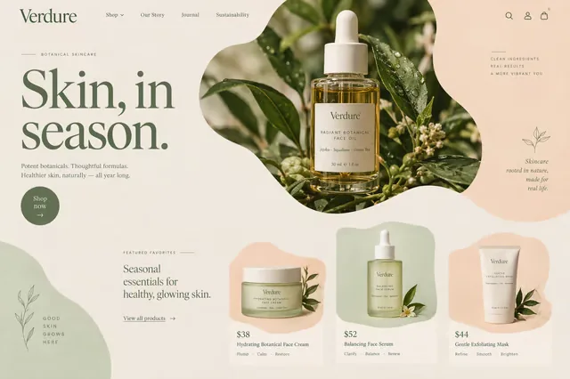 Verdure website example