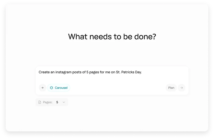 AI Carousel Generator - Viral Posts from One Prompt