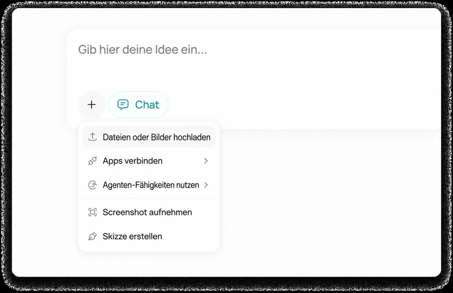 KI-Chat, der Texte, Bilder, Dateien & mehr versteht