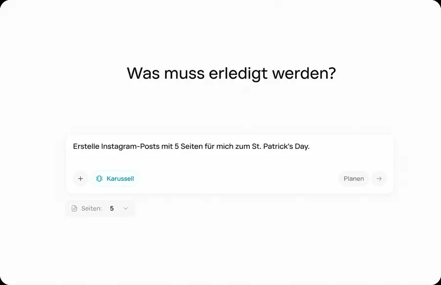 KI-Karussell-Generator – Virale Posts aus einem Prompt