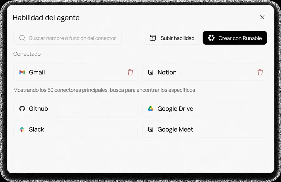 Más de 3000 integraciones de aplicaciones: Slack, Gmail, Notion y más