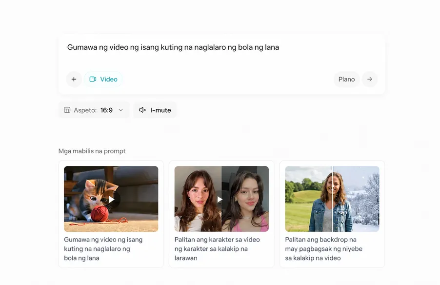 AI Video Generator - Text to Video sa Ilang Minuto