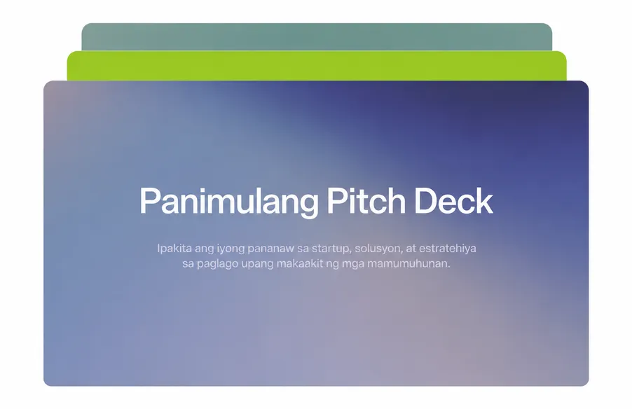 AI Presentation Maker - Kumpletong Slide Deck sa Ilang Segundo
