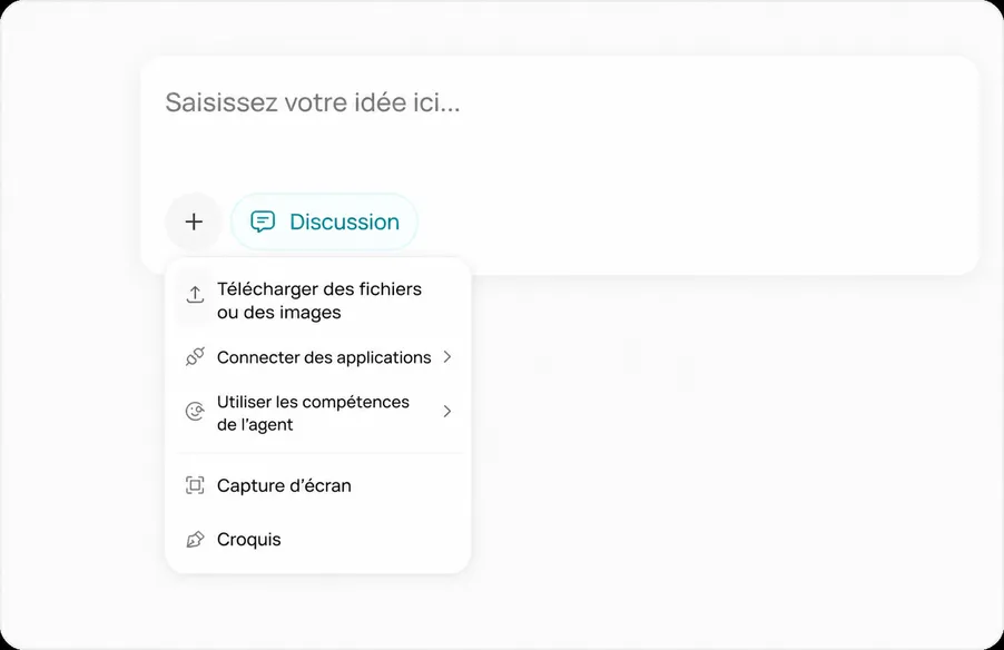 Chat IA qui comprend le texte, les images, les fichiers et plus encore