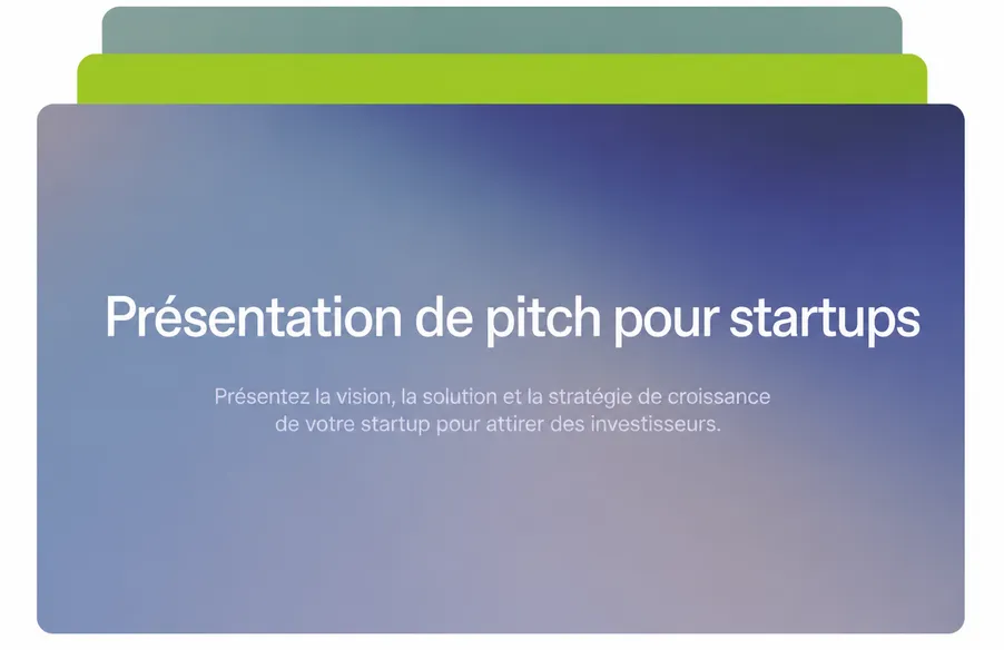 Créateur de présentations IA - Des diaporamas complets en quelques secondes
