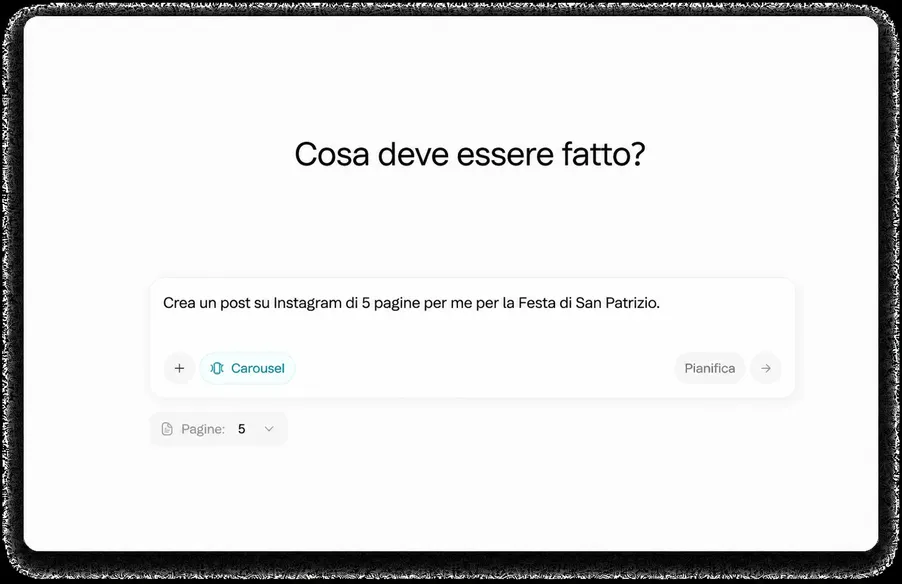 Generatore di caroselli IA: post virali da un singolo prompt