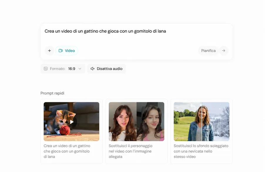 Generatore di video AI: da testo a video in pochi minuti