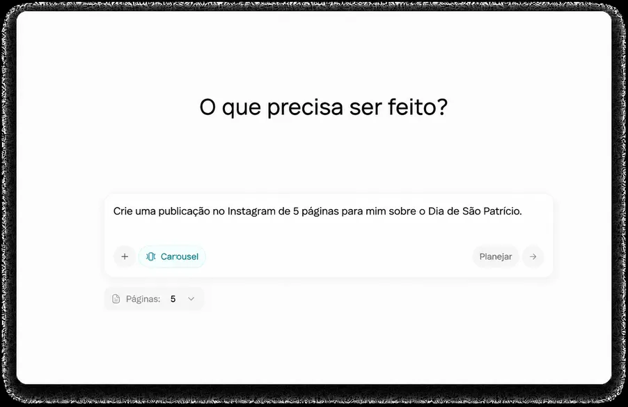 Gerador de carrossel de IA - Publicações virais a partir de um comando