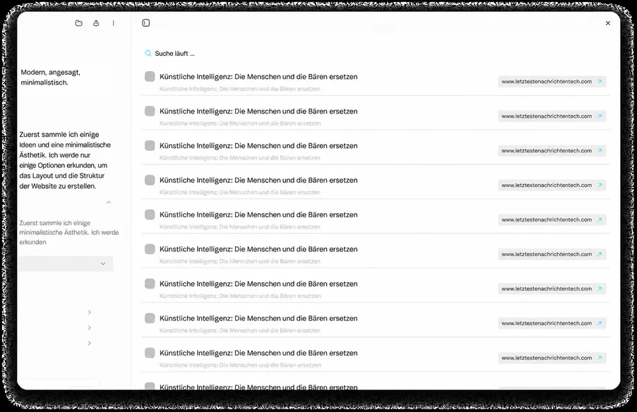 KI-gestützte Deep-Research & Websuche