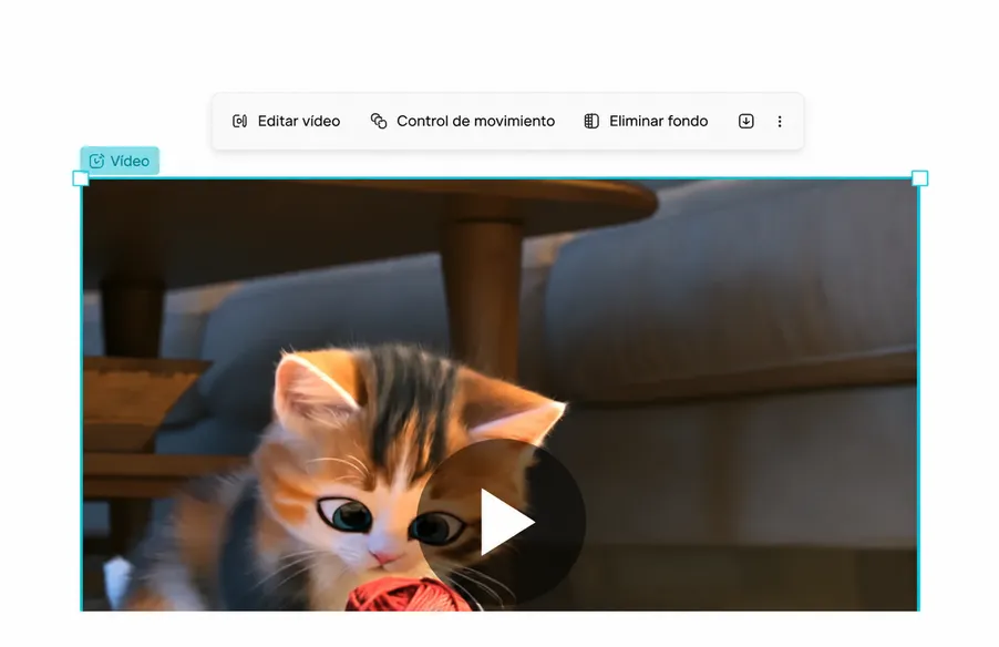 De imagen a vídeo, control de movimiento y efectos de vídeo por IA