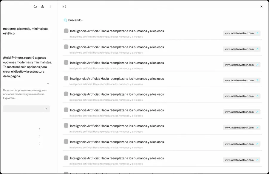 Investigación profunda y búsqueda web con IA