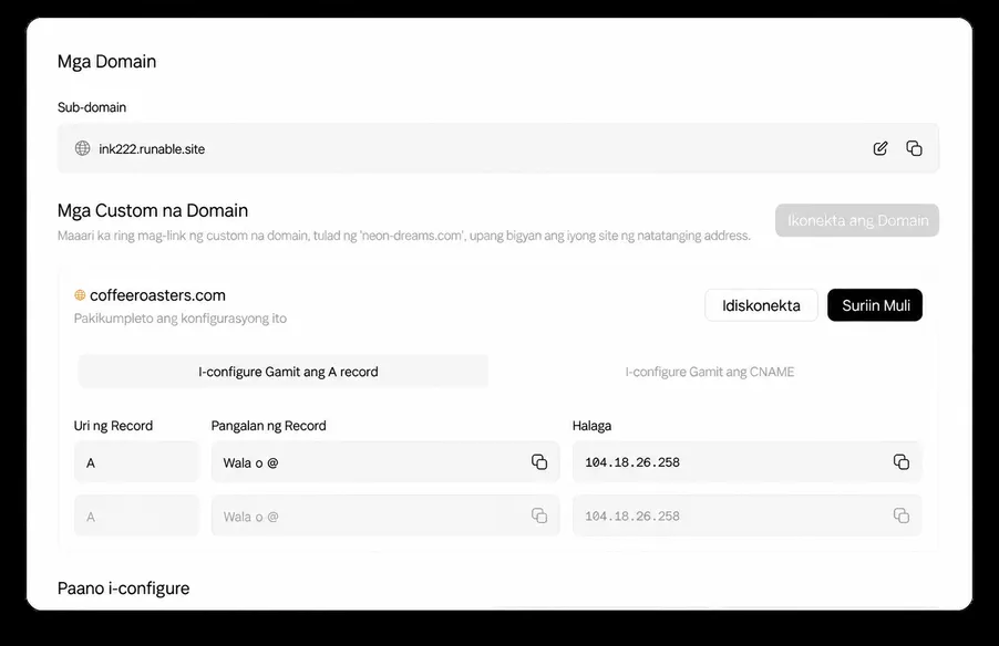 Custom Domains na may Libreng SSL & CDN Hosting