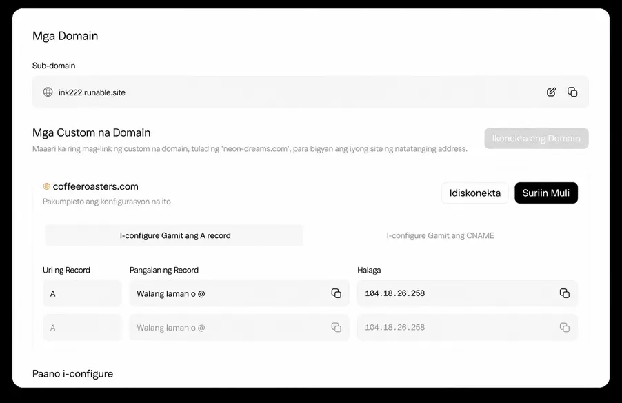 Custom Domains na may Libreng SSL at CDN Hosting