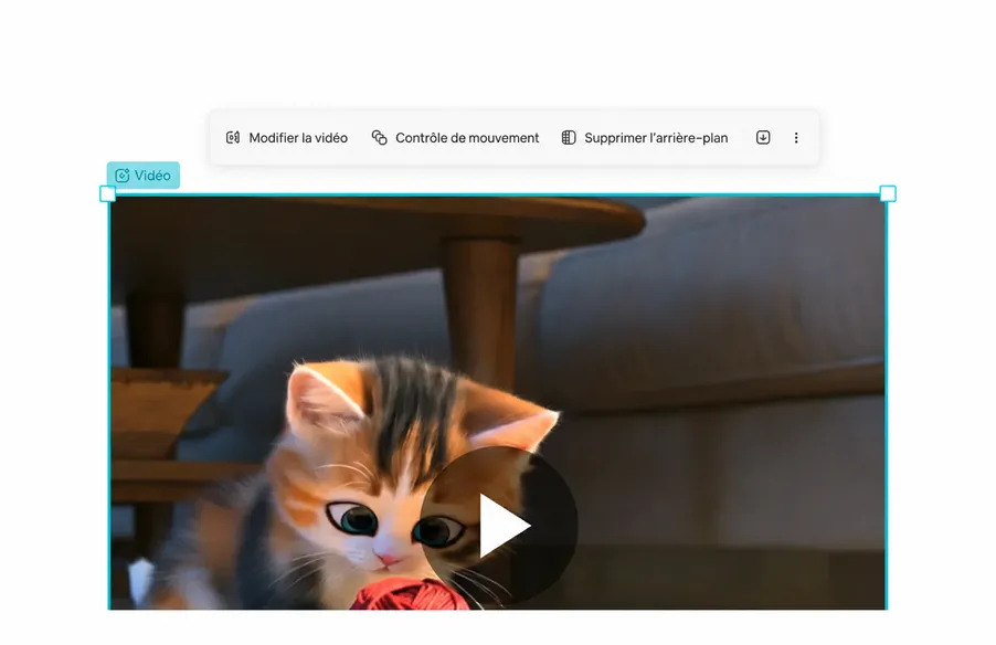 Vidéo à partir d'image avec contrôle de mouvement par IA
