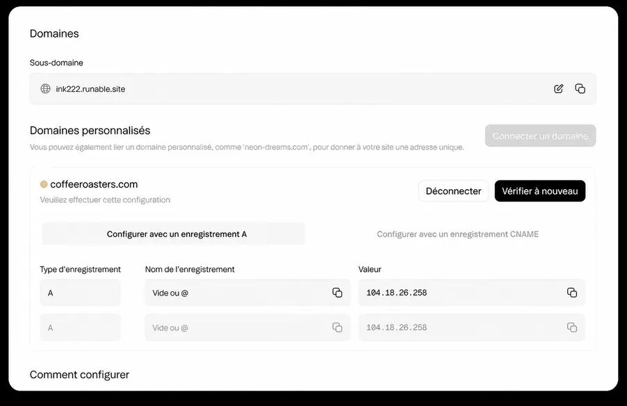 Domaines personnalisés avec SSL gratuit et hébergement CDN