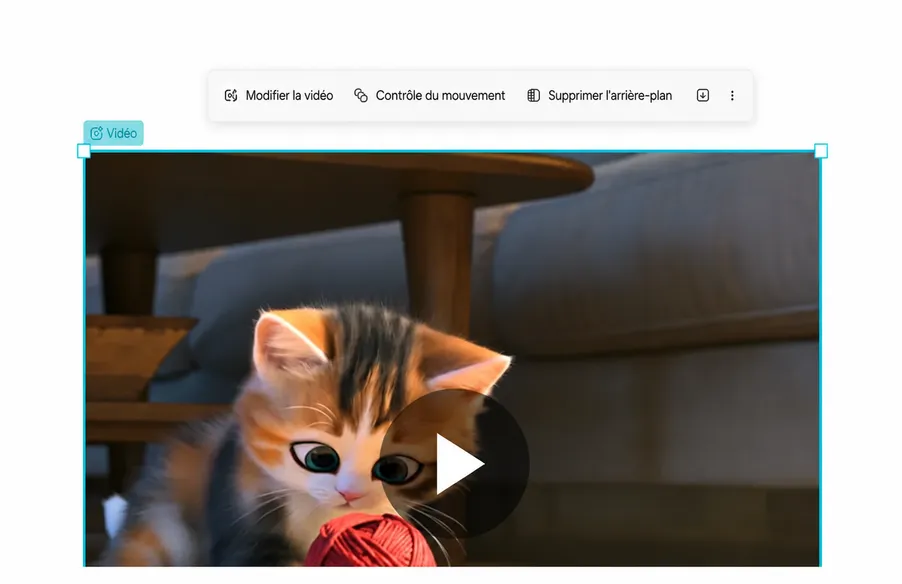 Image vers vidéo avec contrôle de mouvement IA