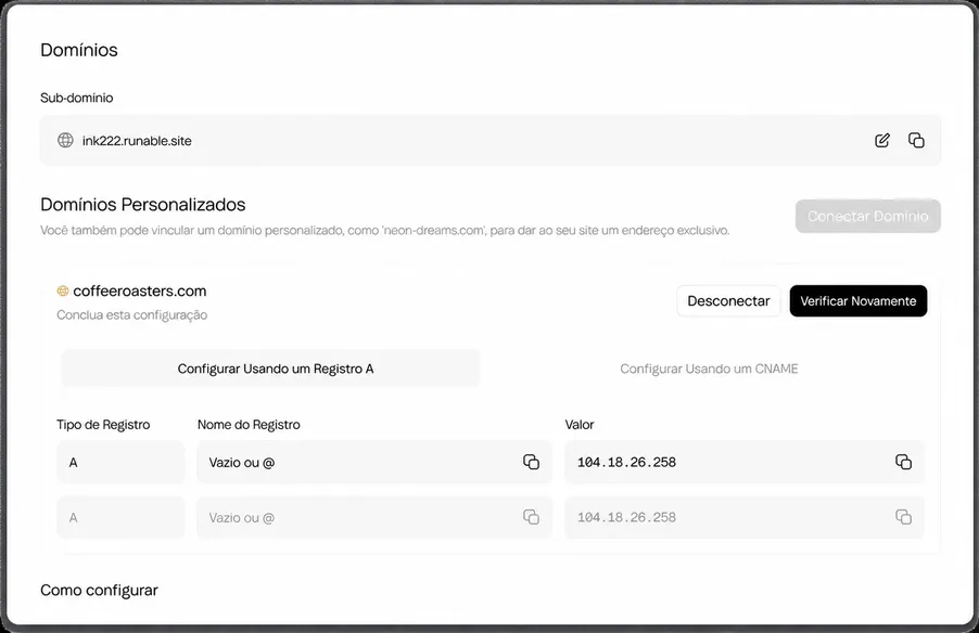 Domínios Personalizados com SSL Gratuito e Hospedagem CDN