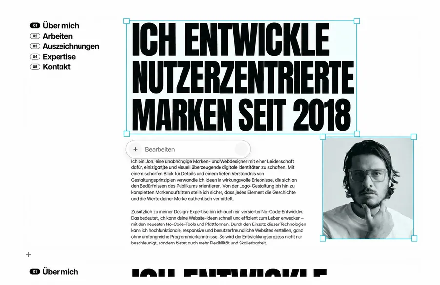 Visueller Folien-Editor mit KI-Unterstützung