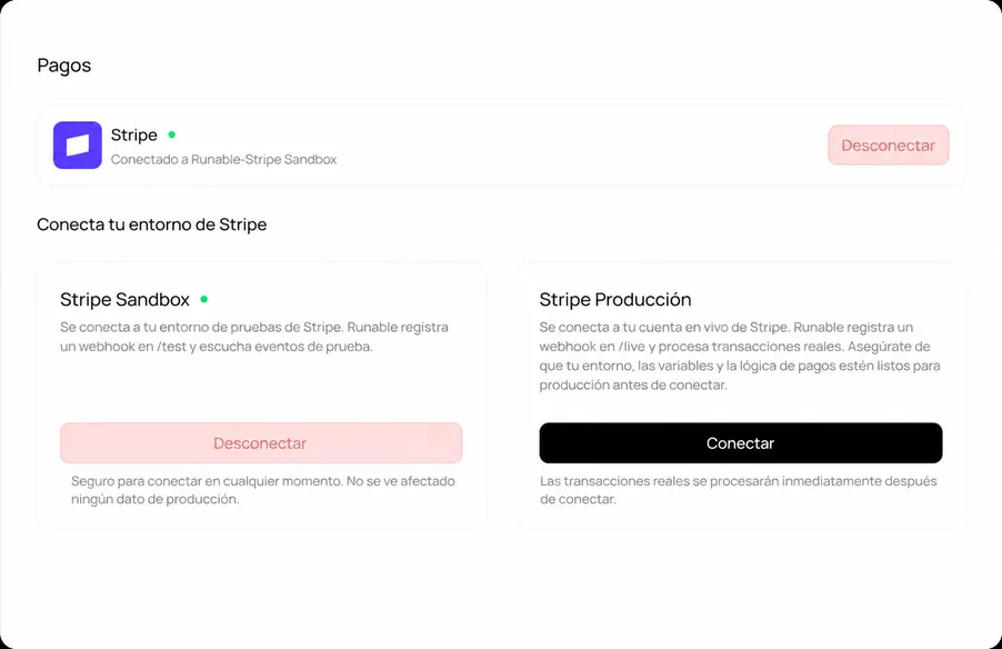 Pagos con Stripe y base de datos integrados