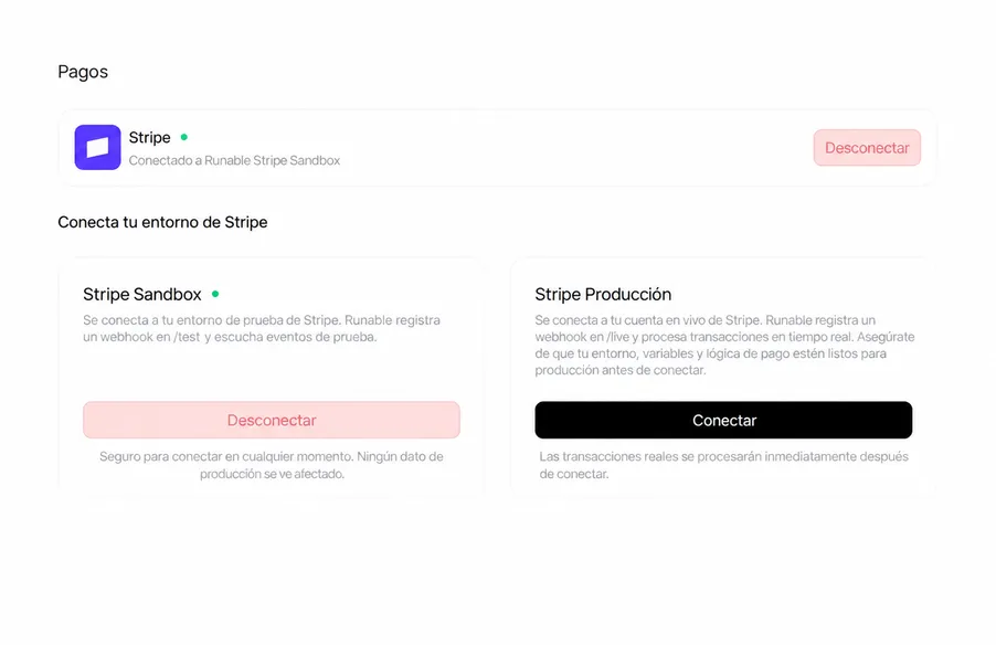 Pagos con Stripe y base de datos integrados