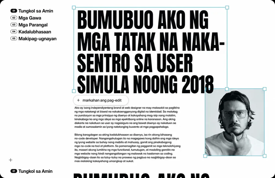 Visual Slide Editor na may AI Editing