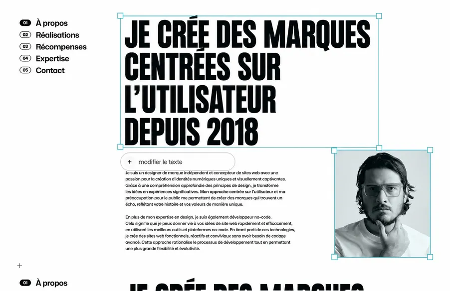 Éditeur de diapositives visuel avec édition par IA