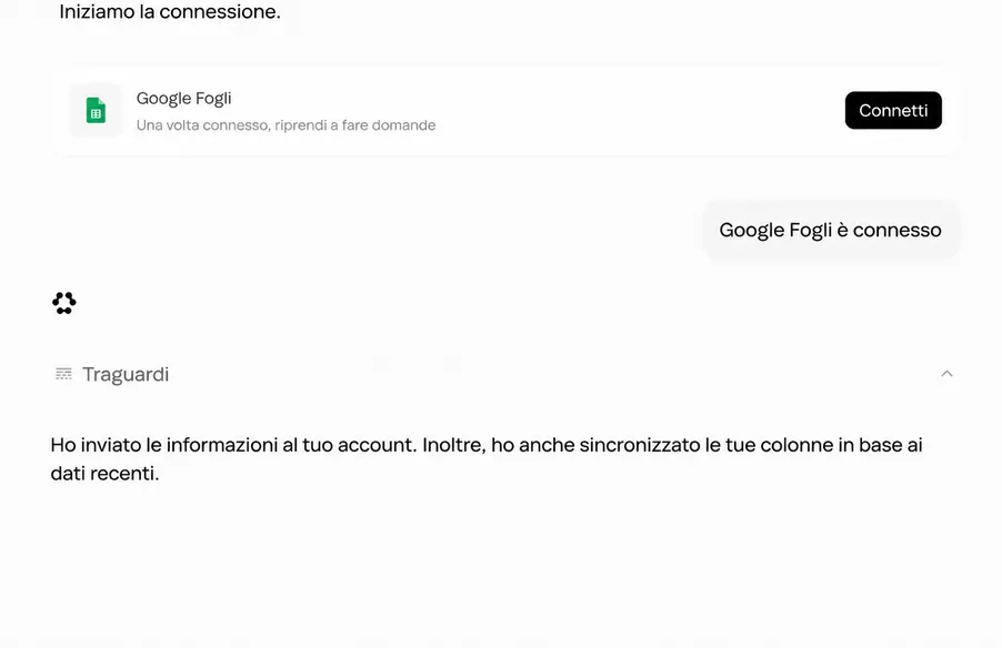 Automazione dei flussi di lavoro in linguaggio naturale