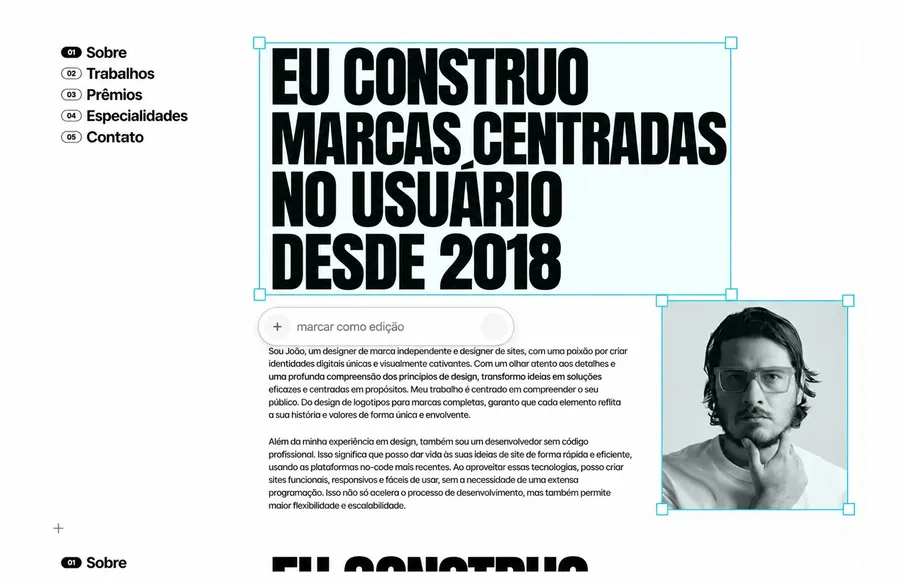 Editor de Slides Visual com Edição por IA