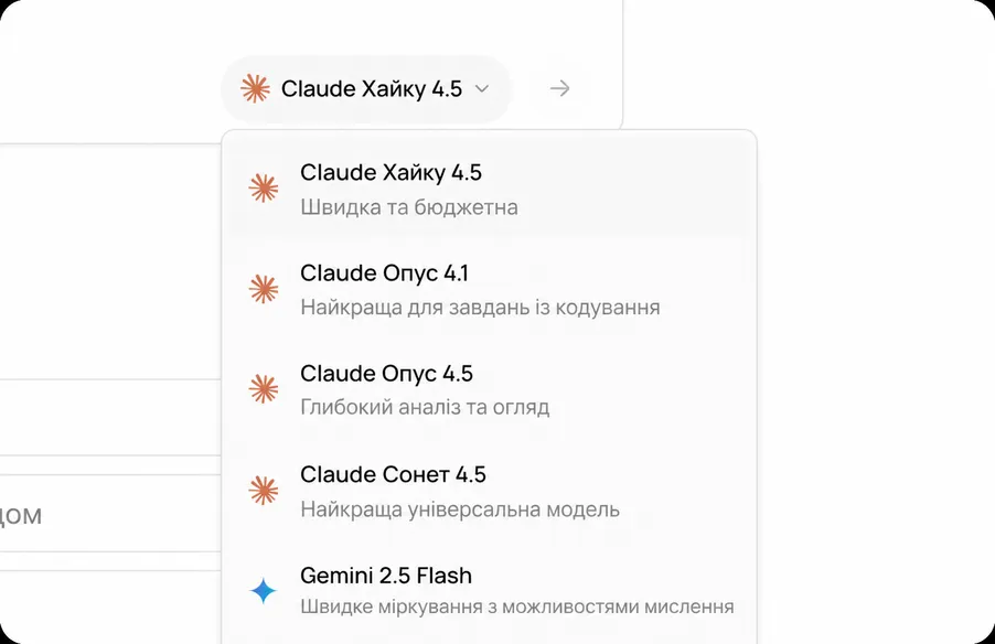 Мультимодельний AI: Claude, ChatGPT, Gemini, Grok та інші