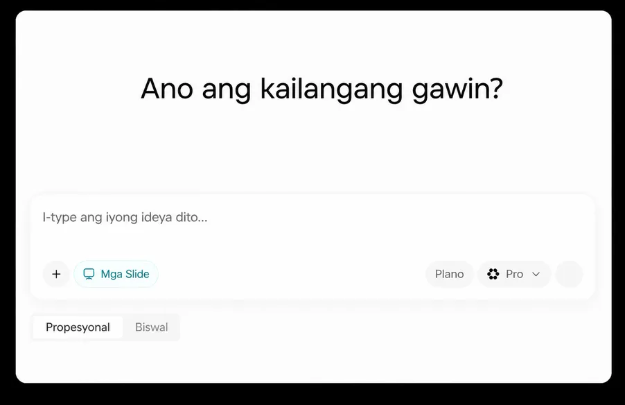 Gumawa ng Slides mula sa mga Link, PDF at Outline