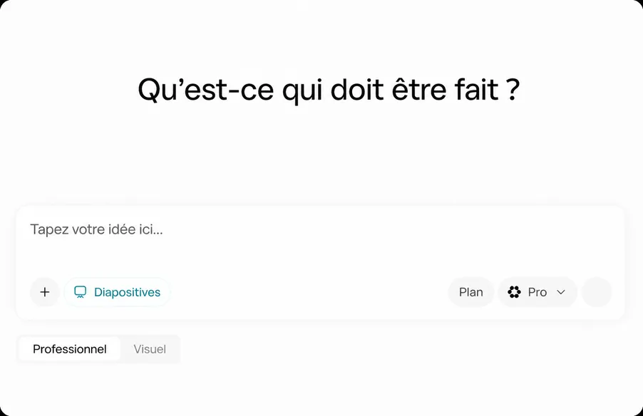 Créez des diapositives à partir de liens, PDF et plans